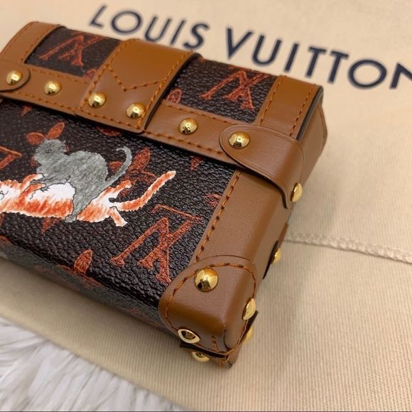 ❌❌ Louis Vuitton Catogram Grace Coddington Mini Essential Trunk clutch bag - Picture 10 of 12